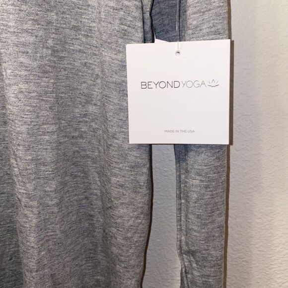 Beyond Yoga Maternity Top Long Sleeve Size Large Gray - Picture 3 of 5